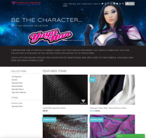 CosplayFabrics.com Website Thumbnail